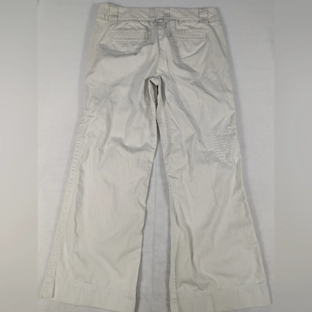 Lot Of 2 J.‎ Crew Favorite Fit Broken-in Chino Cotton Twill Wide Leg Pants 12S